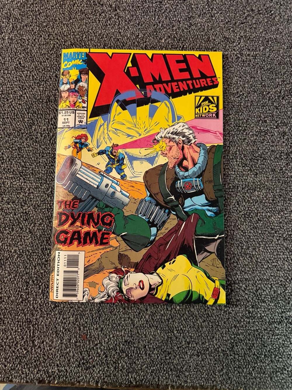 X-Men Adventures #11 The Dying Game Marvel Comics September 1993